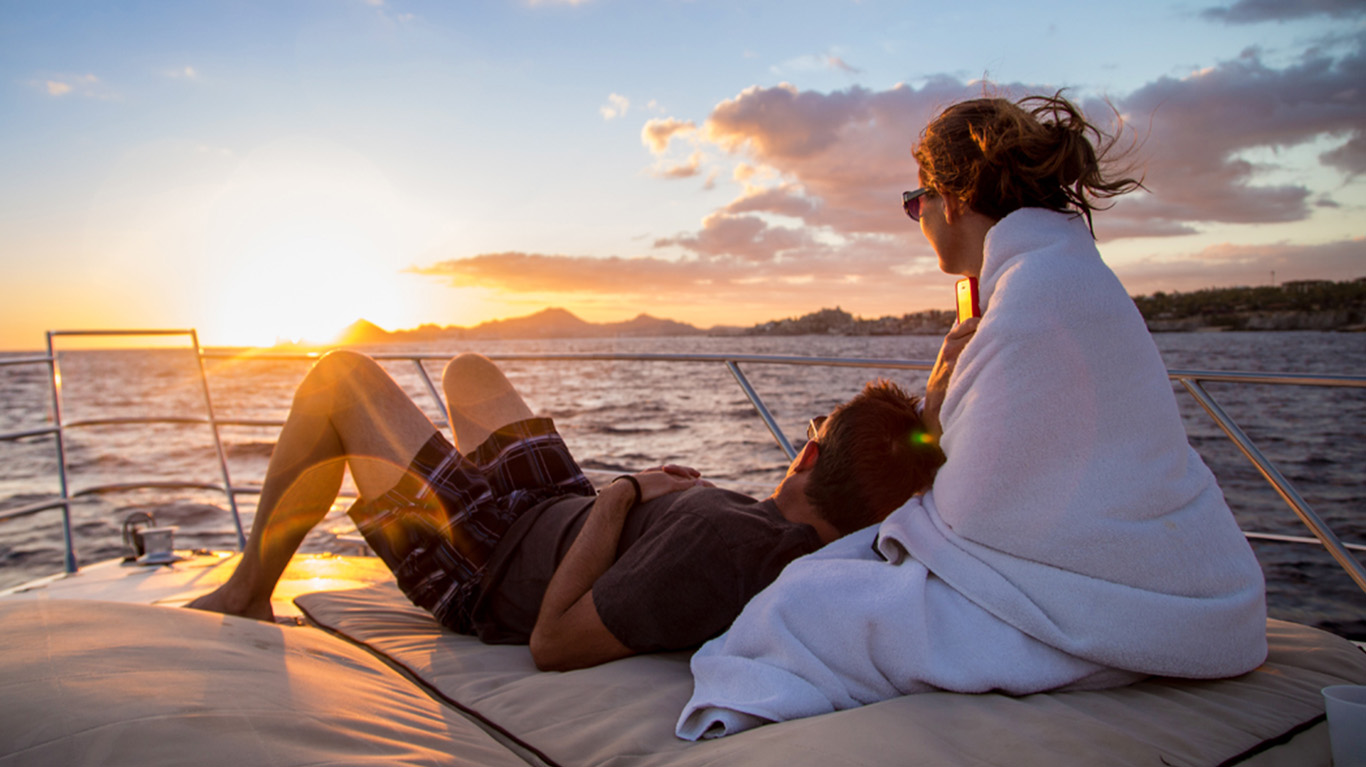 Sunset cruise at The Arch Cabo San Lucas